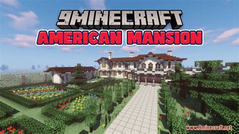 minecraft american house|american mansion map.